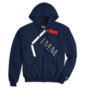 Felpa con cappuccio con zip unisex blu | Champion per IMMS