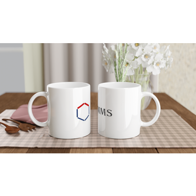 Tazza in ceramica IMMS bianca